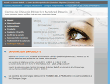 Tablet Screenshot of chirurgiemyopielaser.com